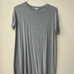 Urban Outfitters Silence + Noise Gray T-Shirt Dress